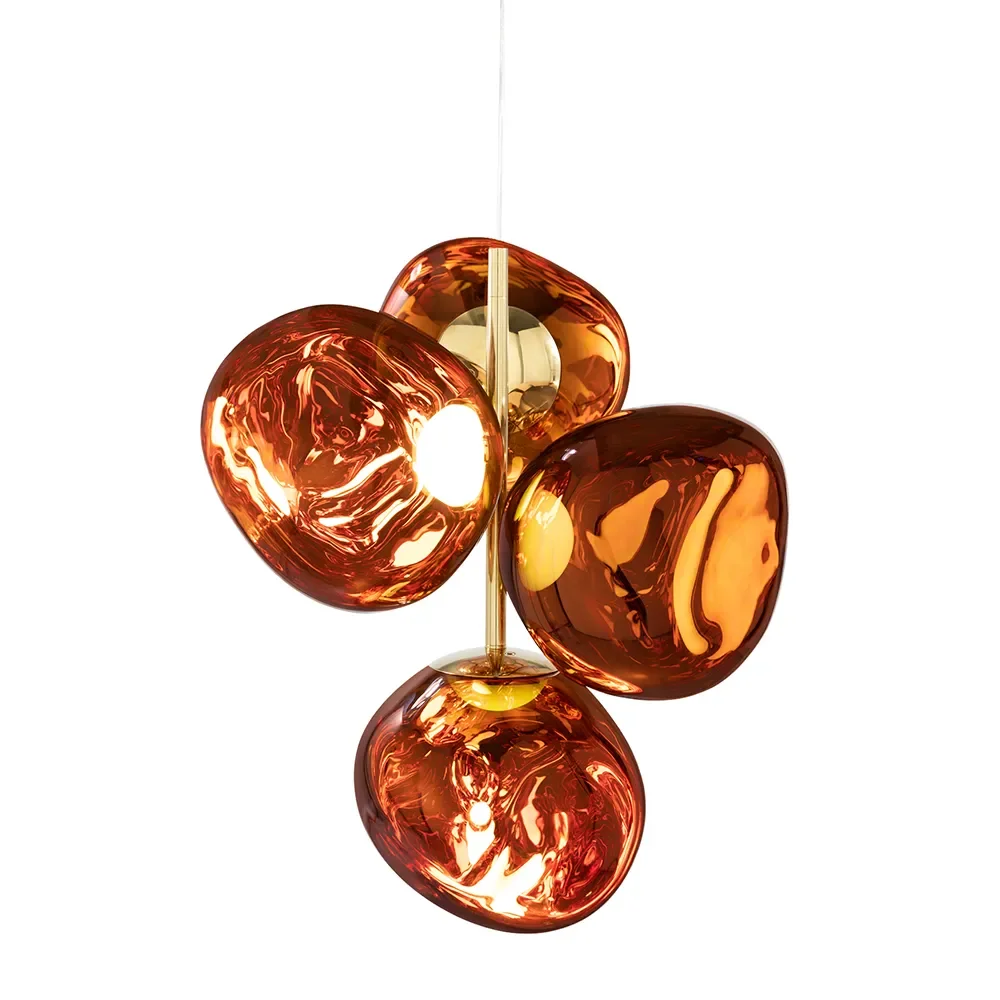 Tom Dixon, Melt Chandelier Mini Copper LED