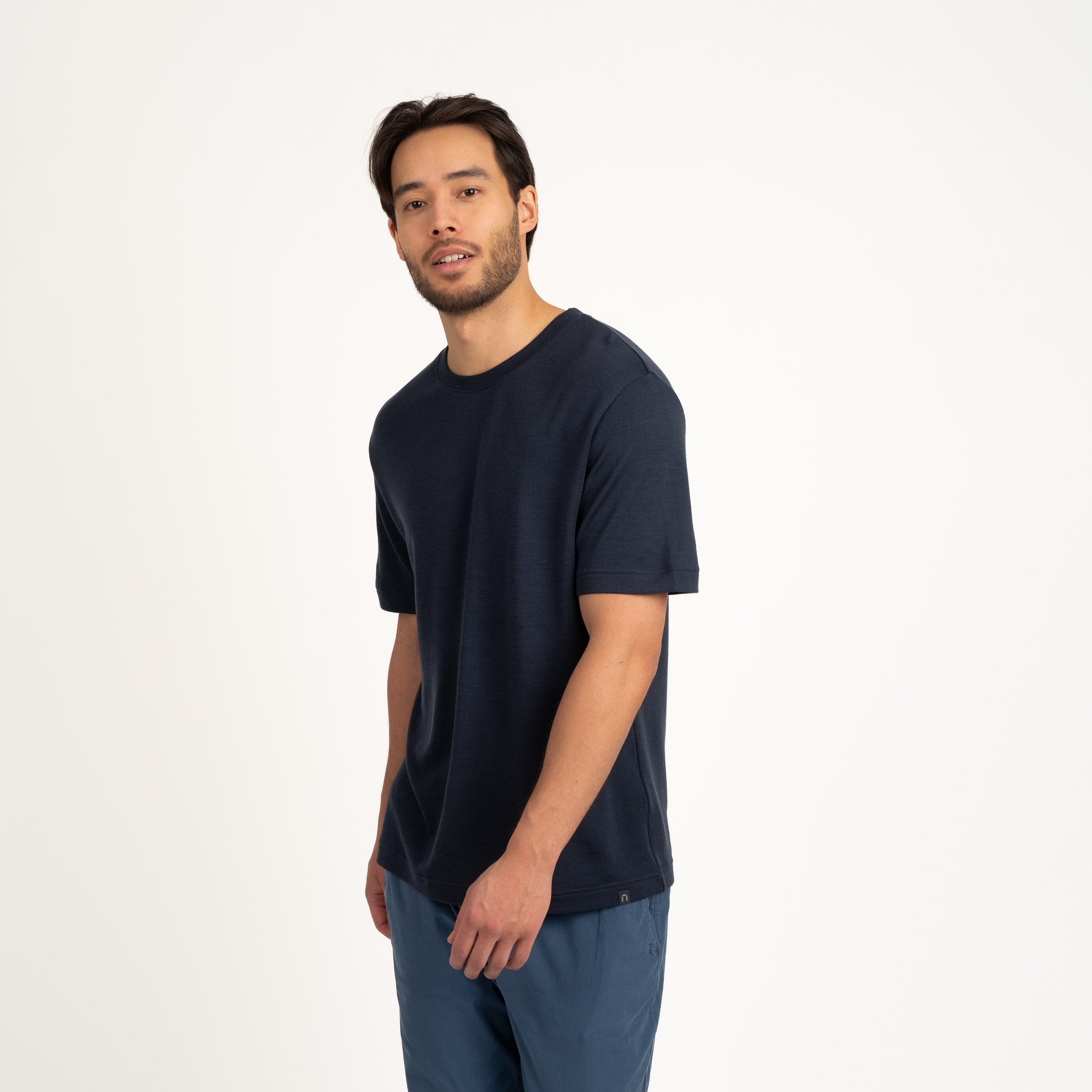All Day 260 miesten merino t-paita Kane - indigonsininen