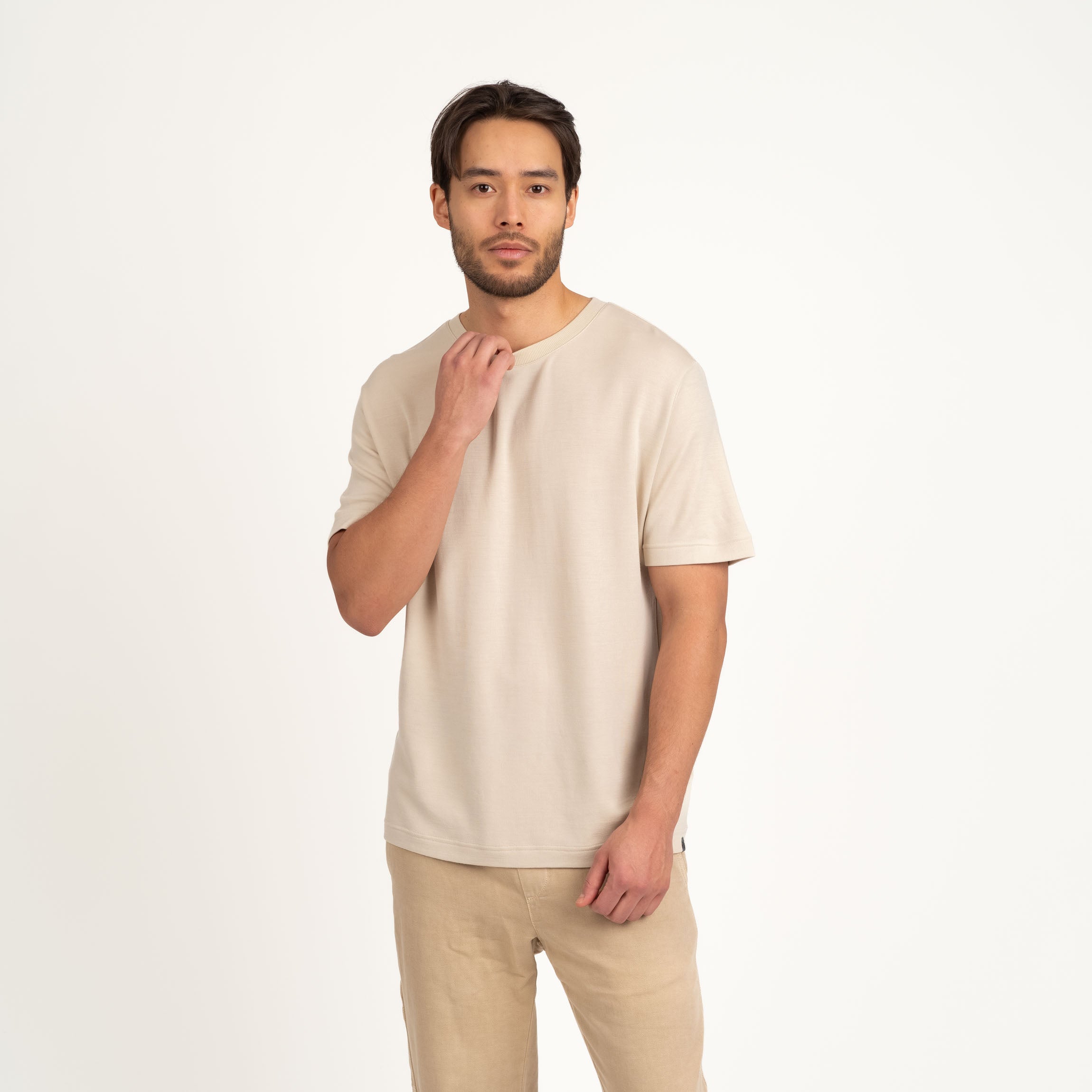 All Day 260 miesten merino t-paita Kane - manteli