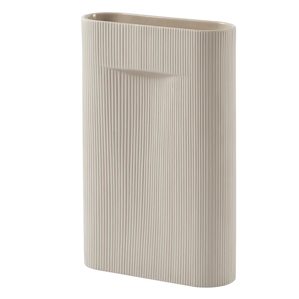 Muuto, Ridge Maljakko H: 48,5 cm Beige