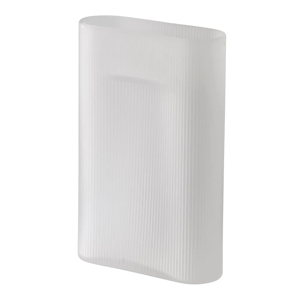 Muuto, Ridge Maljakko H: 35 cm White Frosted