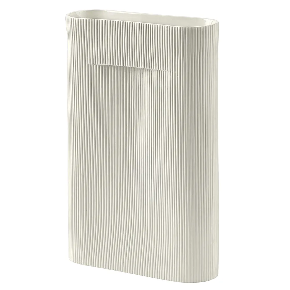 Muuto, Ridge Maljakko H: 48,5 cm White Blue Frosted