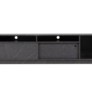 Girona TV-taso 180x40 cm - Musta