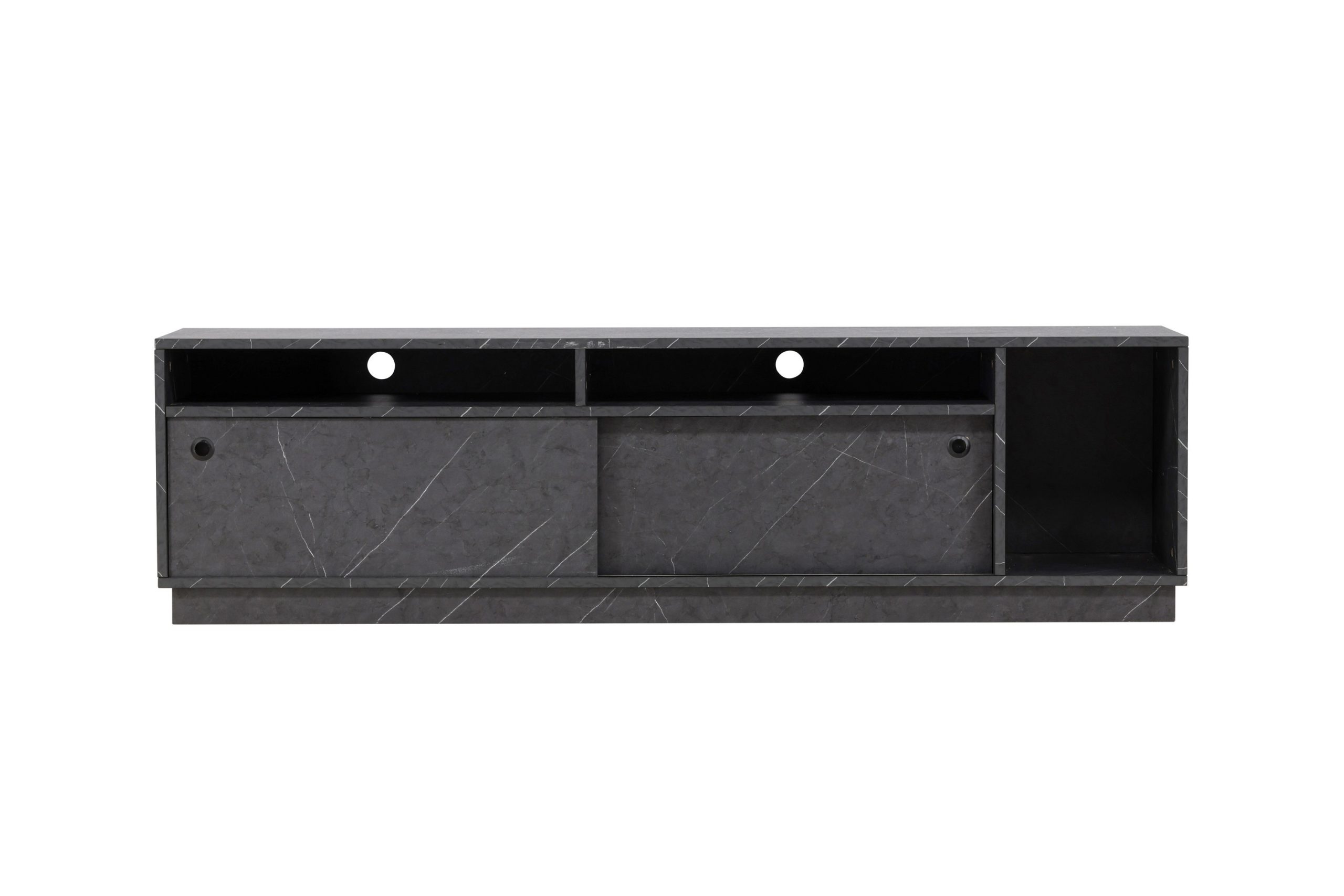 Girona TV-taso 180x40 cm - Musta