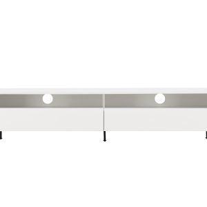 Navarra TV-taso 180x40 cm - Valkoinen