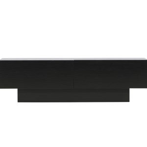 Cuenca TV-taso 160x47 cm - Musta