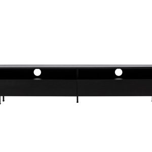 Navarra TV-taso 180x40 cm - Musta