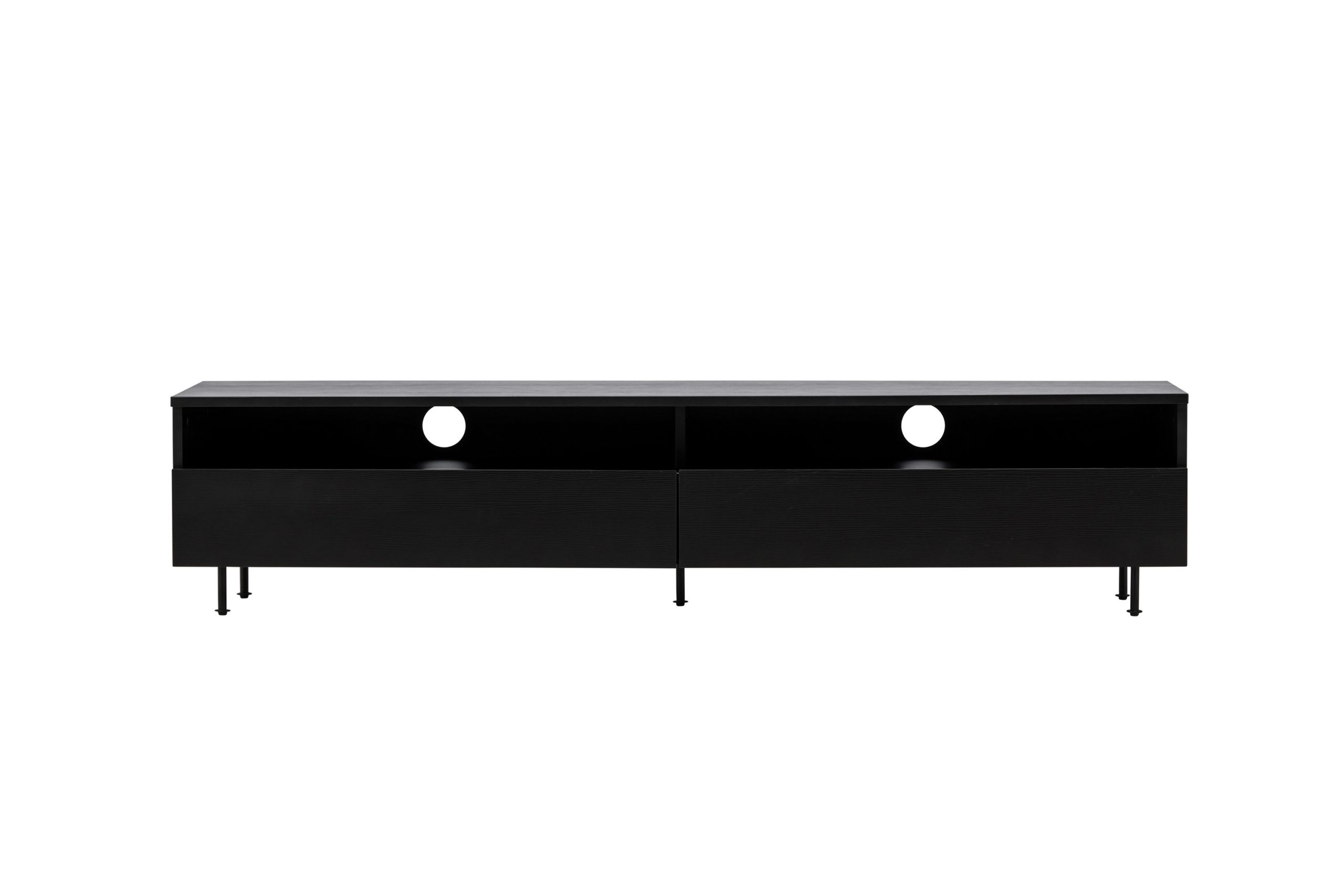 Navarra TV-taso 180x40 cm - Musta