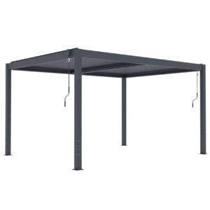 Fornorth Pergola Lounge 4x3 m - Tumma Harmaa