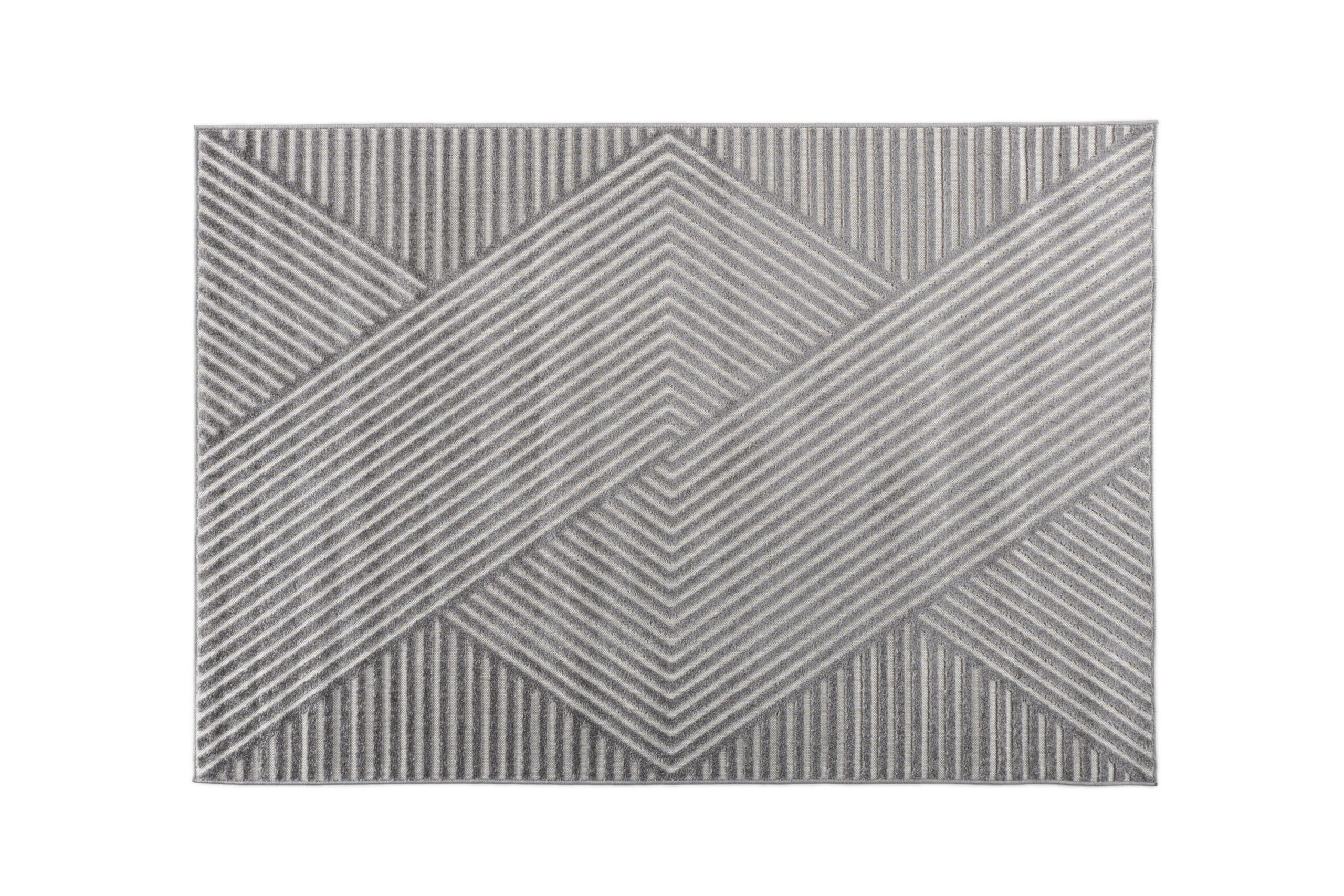 Muovimatto Aron 160x230 cm - Harmaa