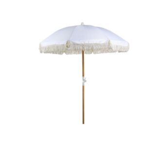 Teulon Aurinkovarjo 150 cm - Valkoinen/Vaaleanruskea
