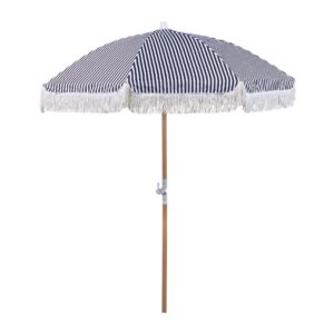 Teulon Aurinkovarjo 150 cm - Mustavalkoinen