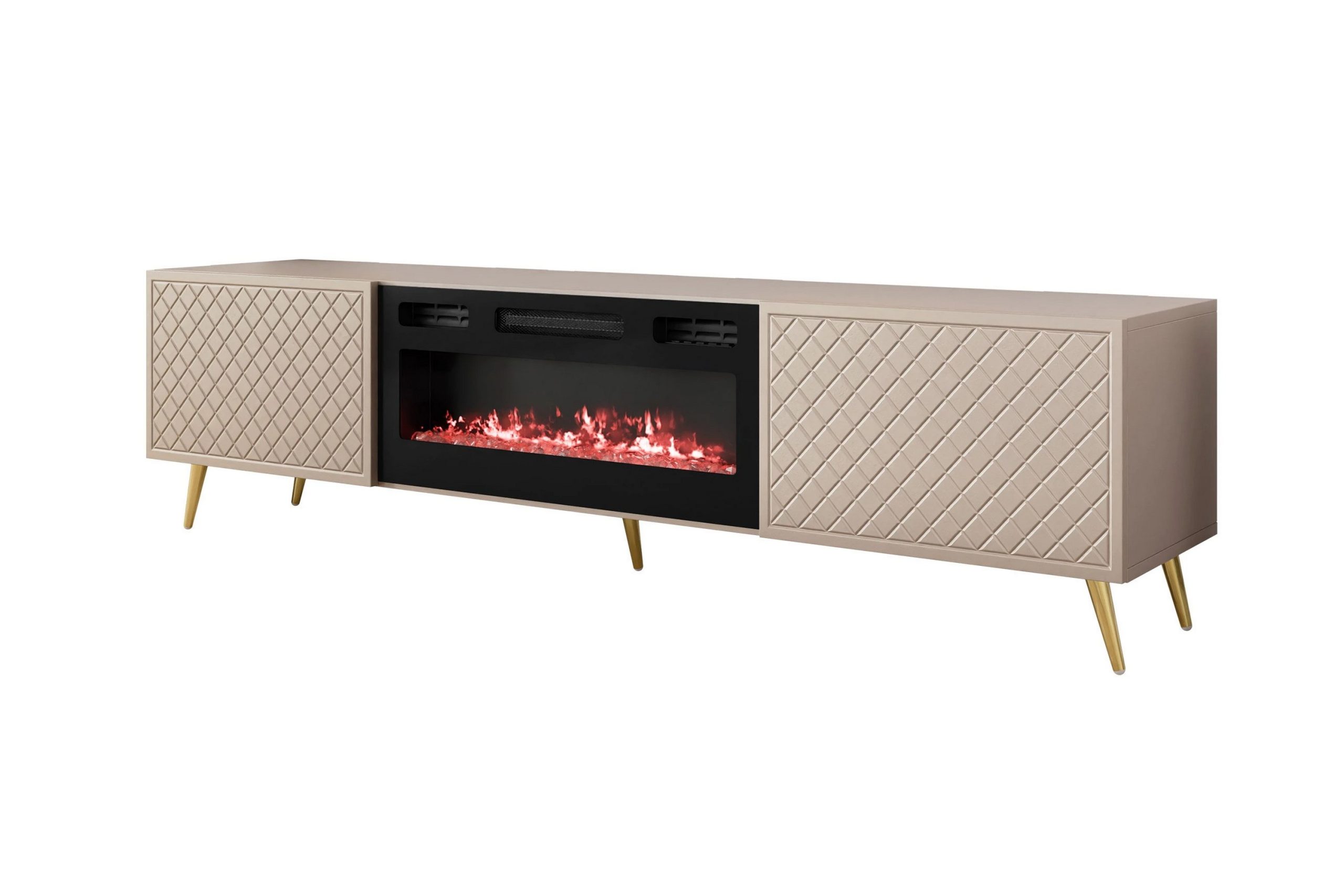 Tv-taso Hester 197 cm - Hiekkabeige