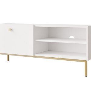 Tv-taso Hermann 120 cm - Valkoinen