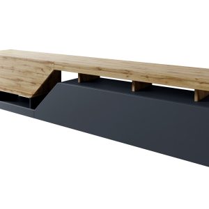 TV-taso Perdioni 200 cm - Antrasiitti
