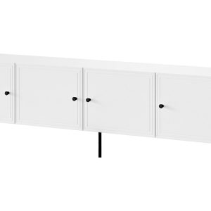 Tv-taso Laholm 201 cm - Valkoinen
