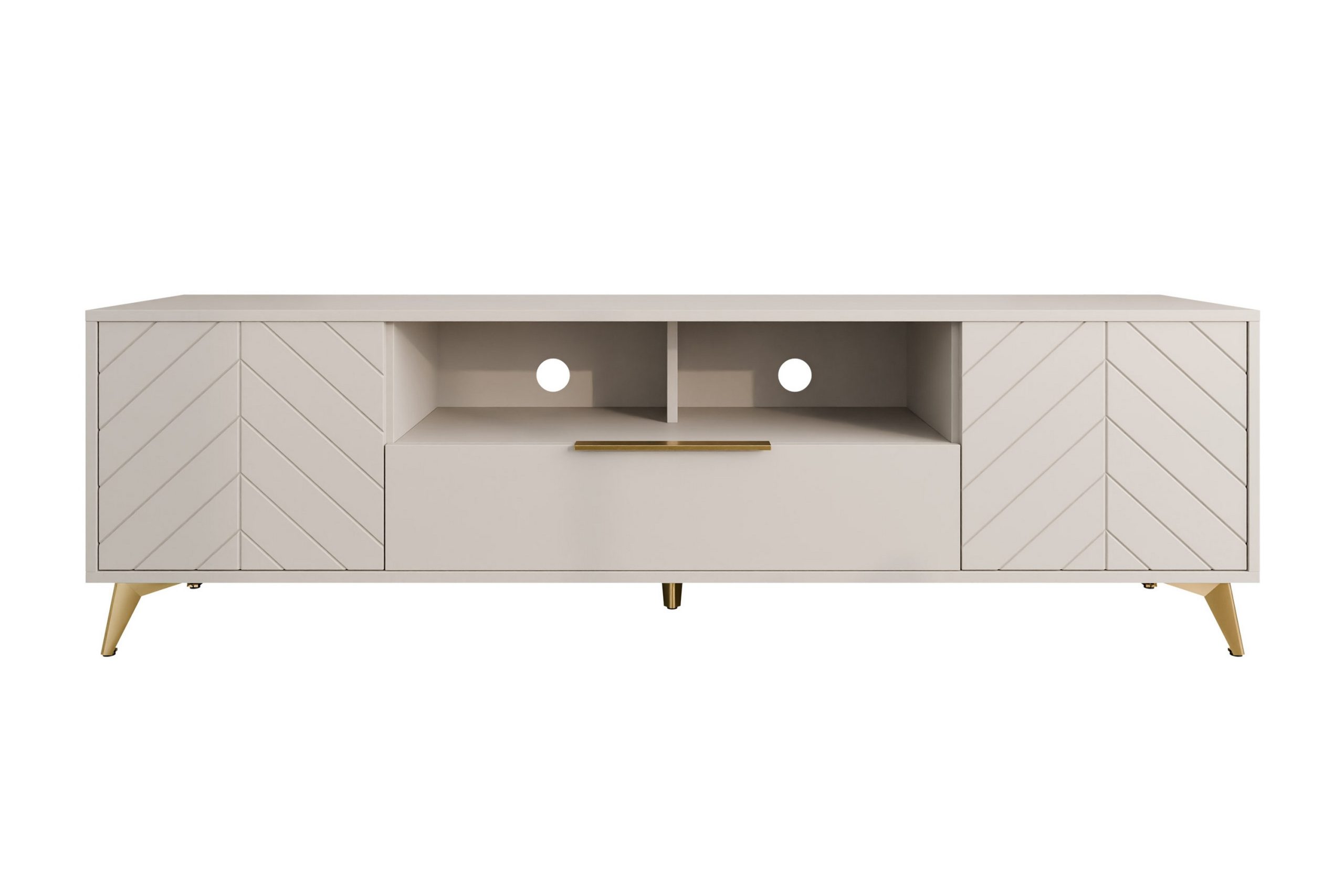 Tv-taso Vemdalen 204 cm - Hiekkabeige