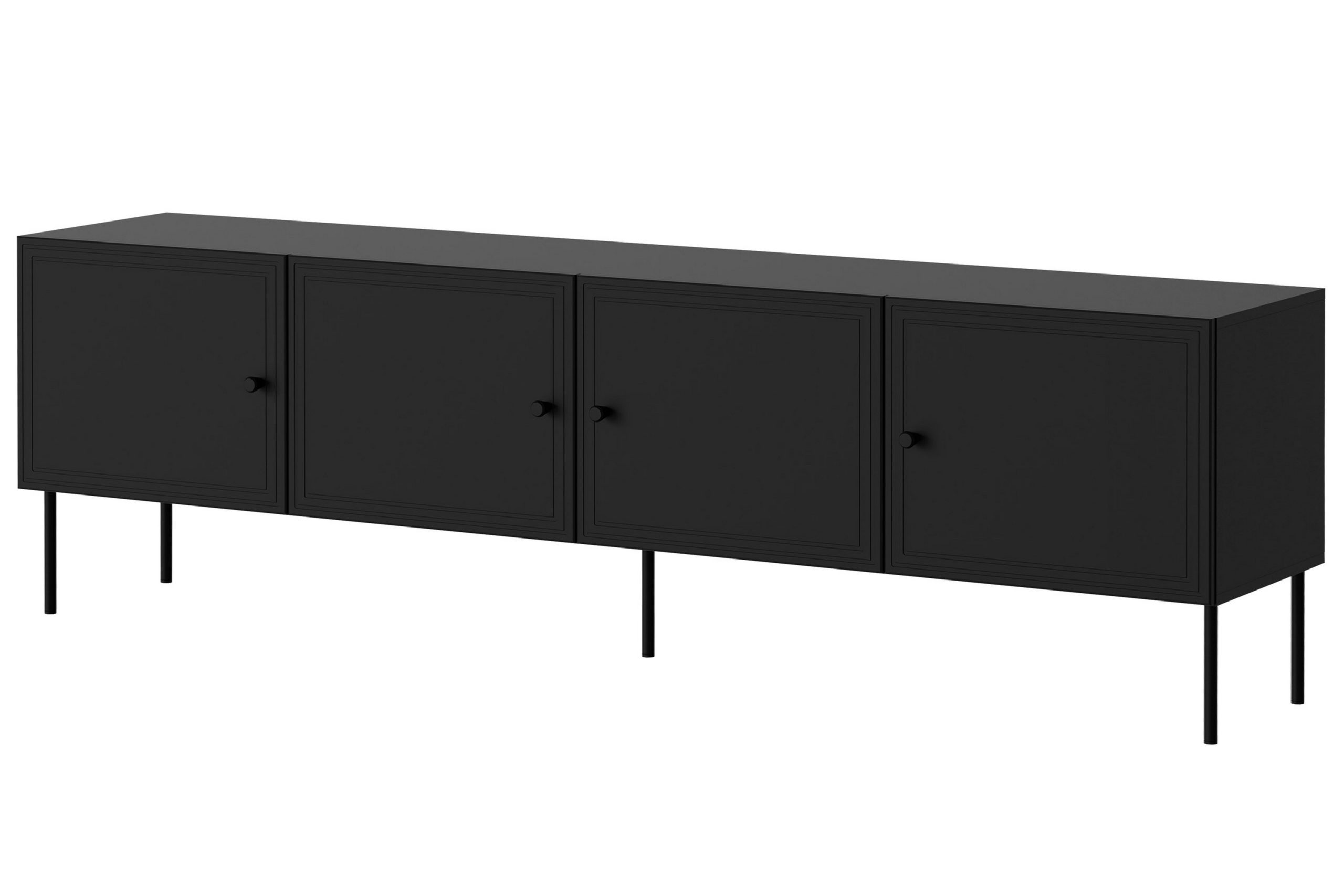 Tv-taso Laholm 201 cm - Musta