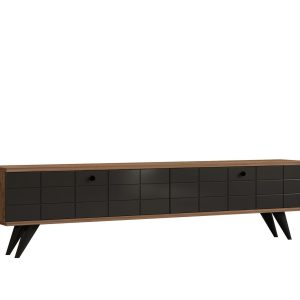 Alberi Tv-taso 160 cm - Ruskea/Antrasiitti