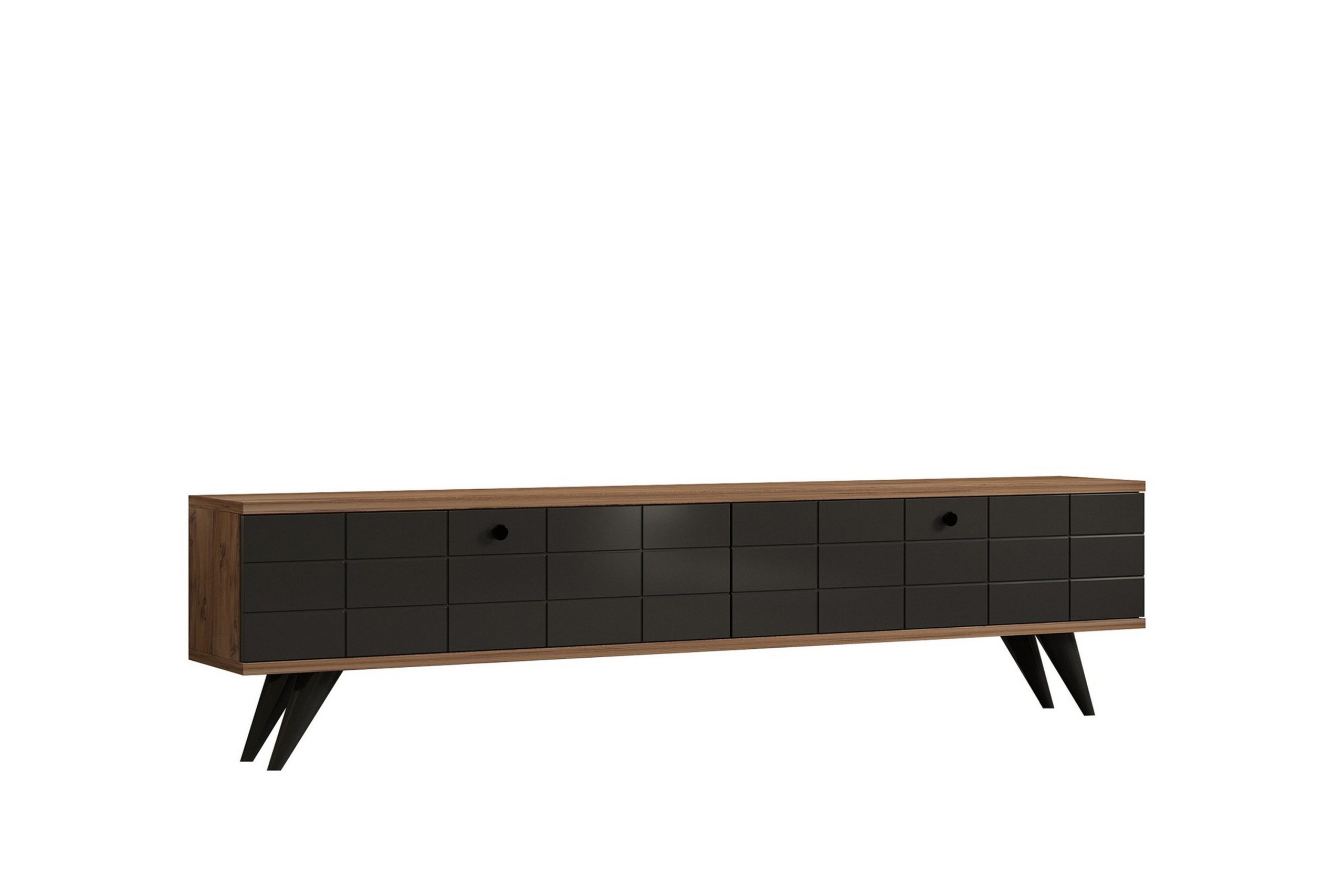 Alberi Tv-taso 160 cm - Ruskea/Antrasiitti