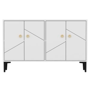 Cria Tv-taso 120 cm - Valkoinen