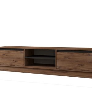 Isil Tv-taso 180 cm - Ruskea/Antrasiitti