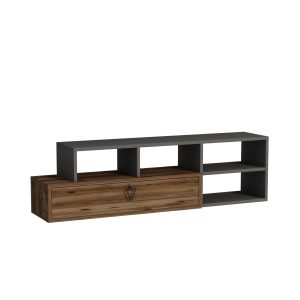 Durusu Tv-taso 120 cm - Vaaleanruskea/Antrasiitti