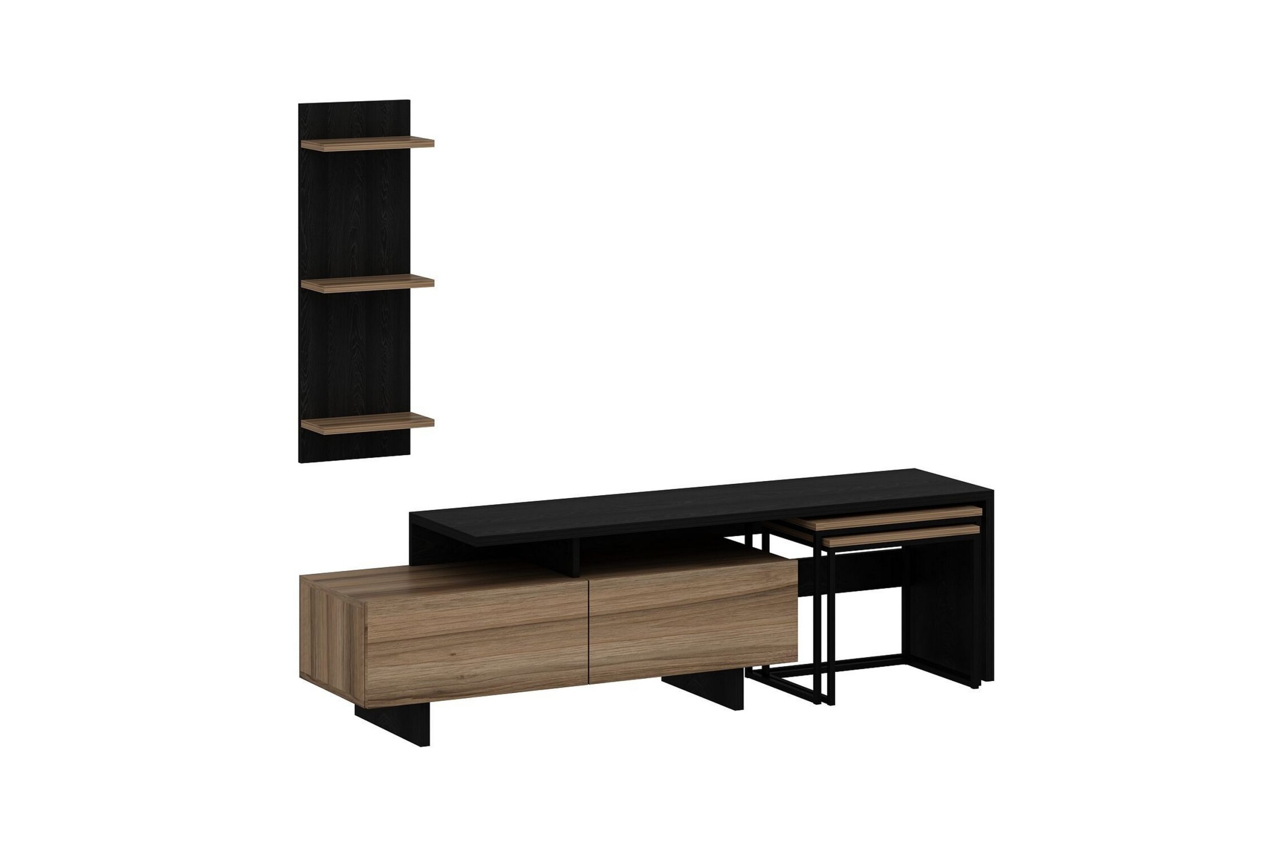Veradia Tv-taso 180 cm - Musta