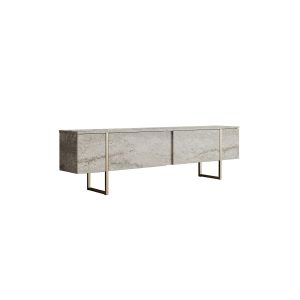 Luxe Tv-taso 180 cm - Beige/Kulta