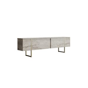 Luxe Tv-taso 180 cm - Beige/Kulta