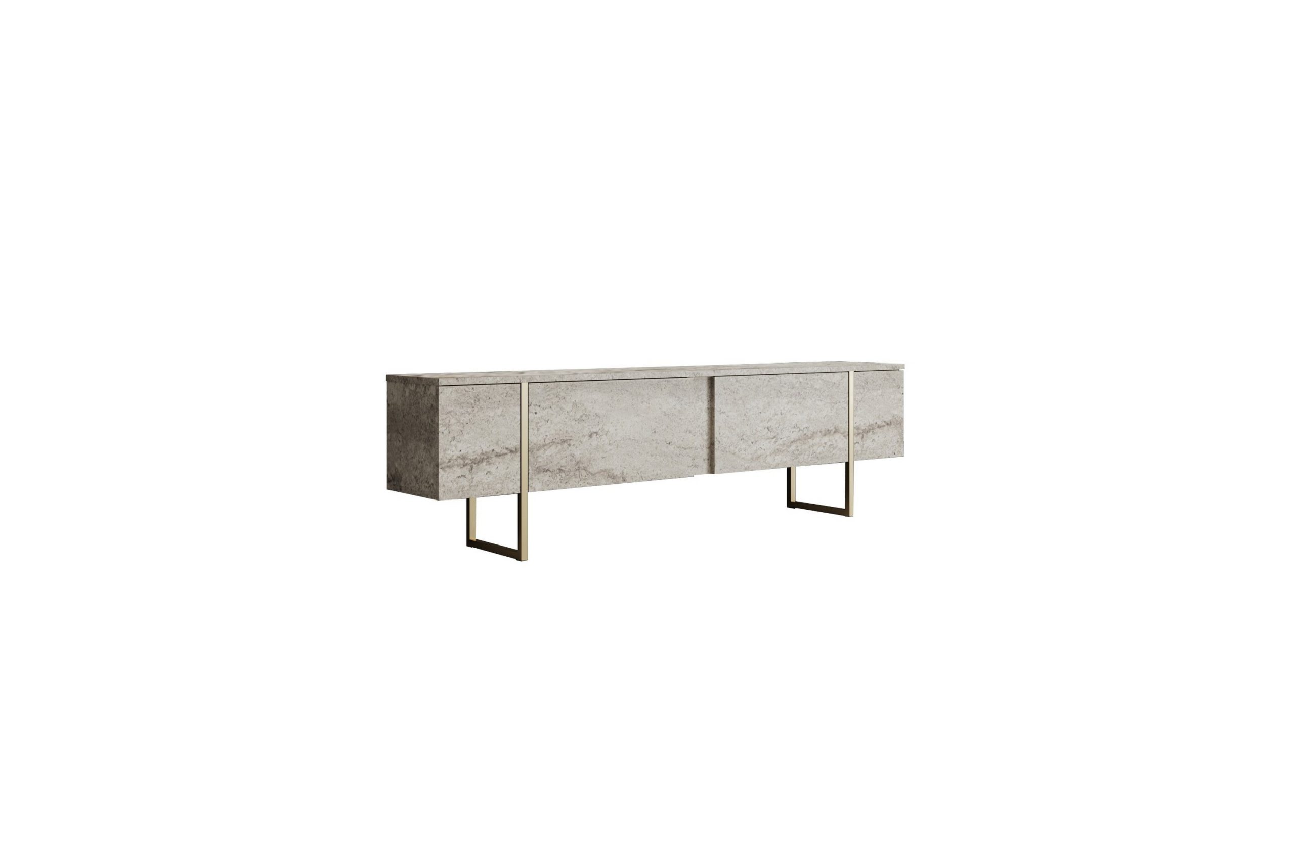 Luxe Tv-taso 180 cm - Beige/Kulta