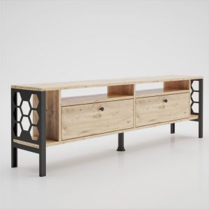 Elspet Tv-taso 160 cm - Ruskea