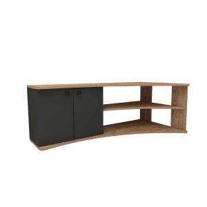 Termera Tv-taso 135 cm - Ruskea/Antrasiitti
