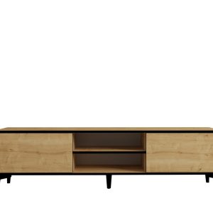 Donat Tv-taso 180 cm - Ruskea/Tammi/Musta