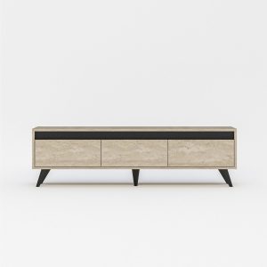 Hume Tv-taso 150 cm - Beige/Antrasiitti