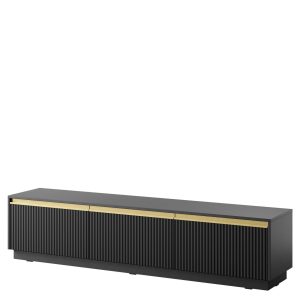 TV-taso Vitlanda 182 cm - Musta