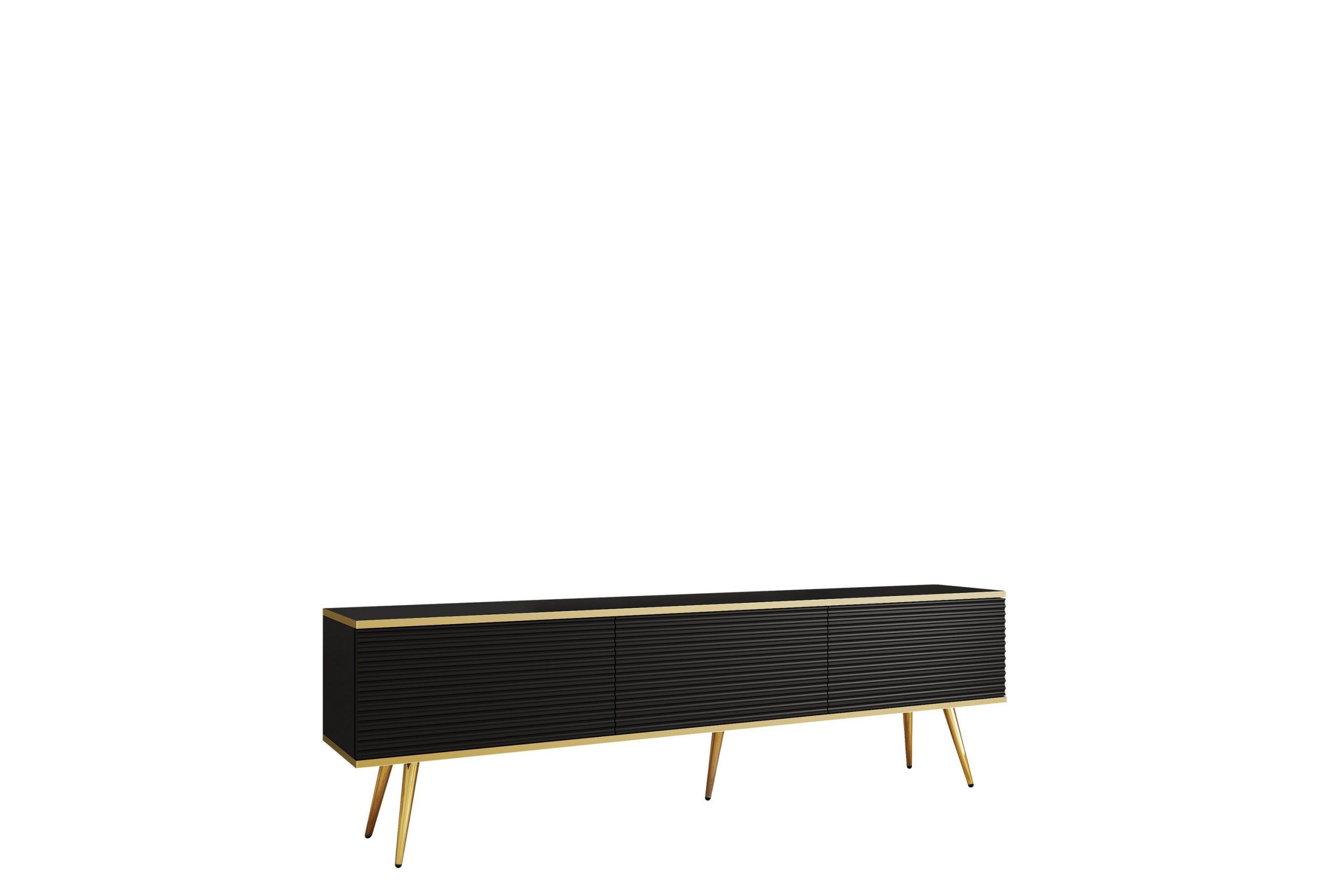 TV-taso Edson 175 cm - Musta
