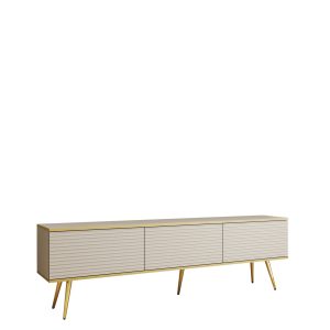 Edson Tv-taso 175 cm - Beige/Kulta