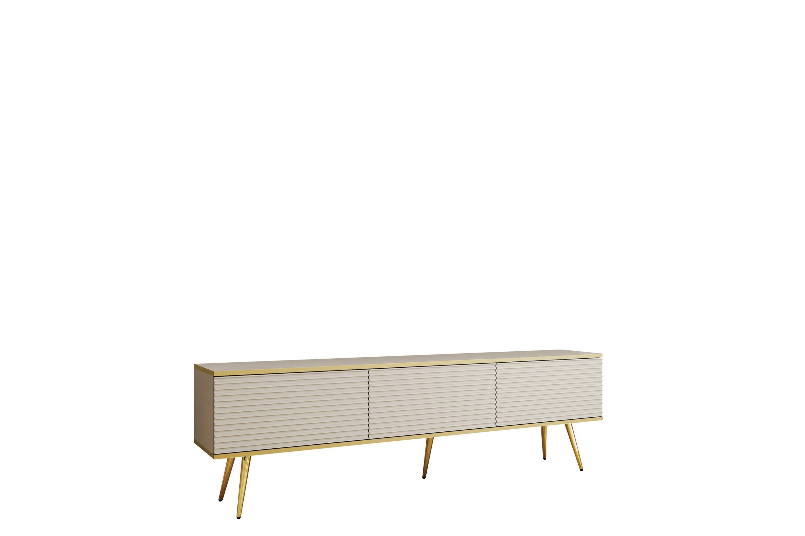 Edson Tv-taso 175 cm - Beige/Kulta