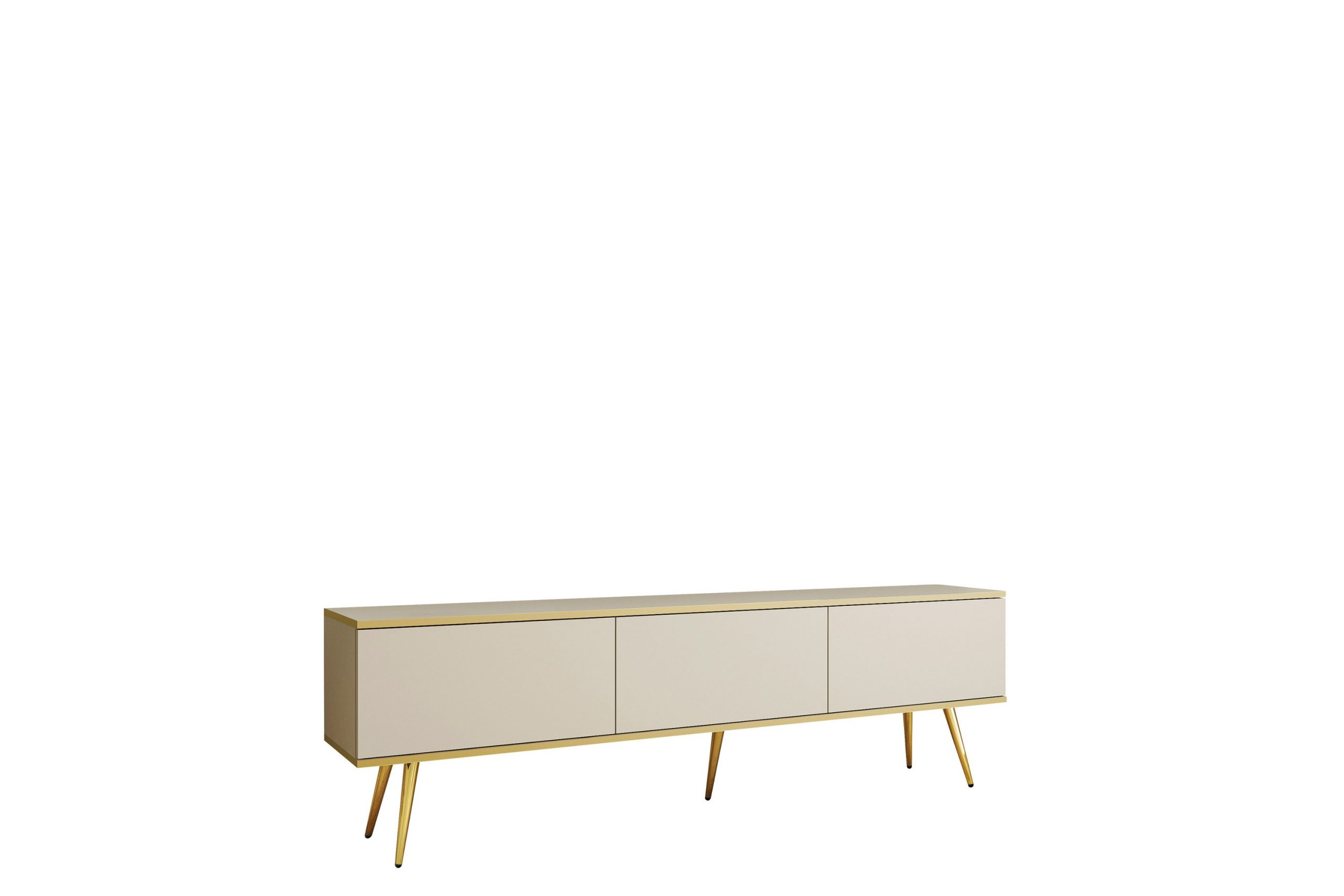 Edson Tv-taso 175 cm - Beige/Kulta