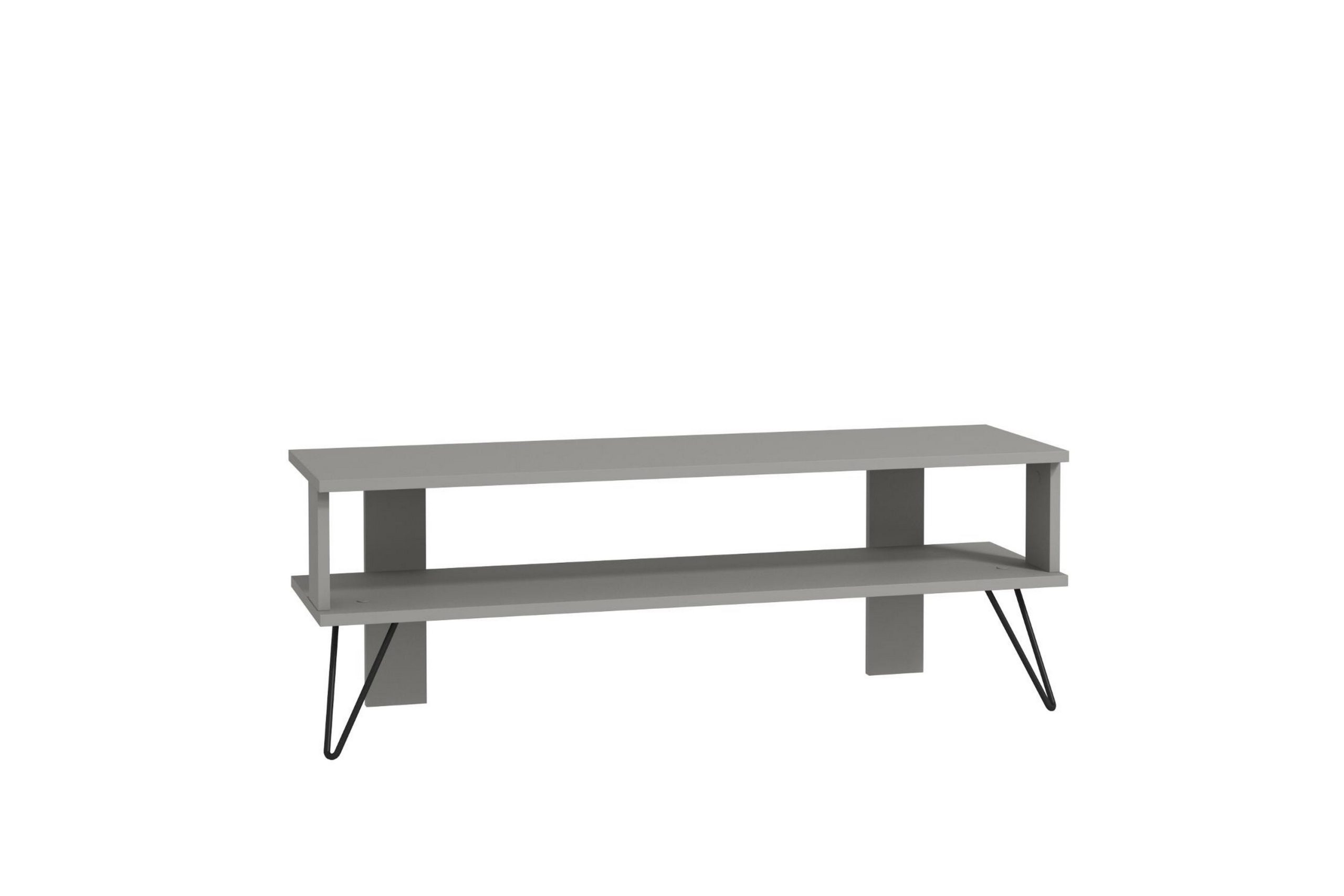 Greger TV-taso 120 cm - Harmaa
