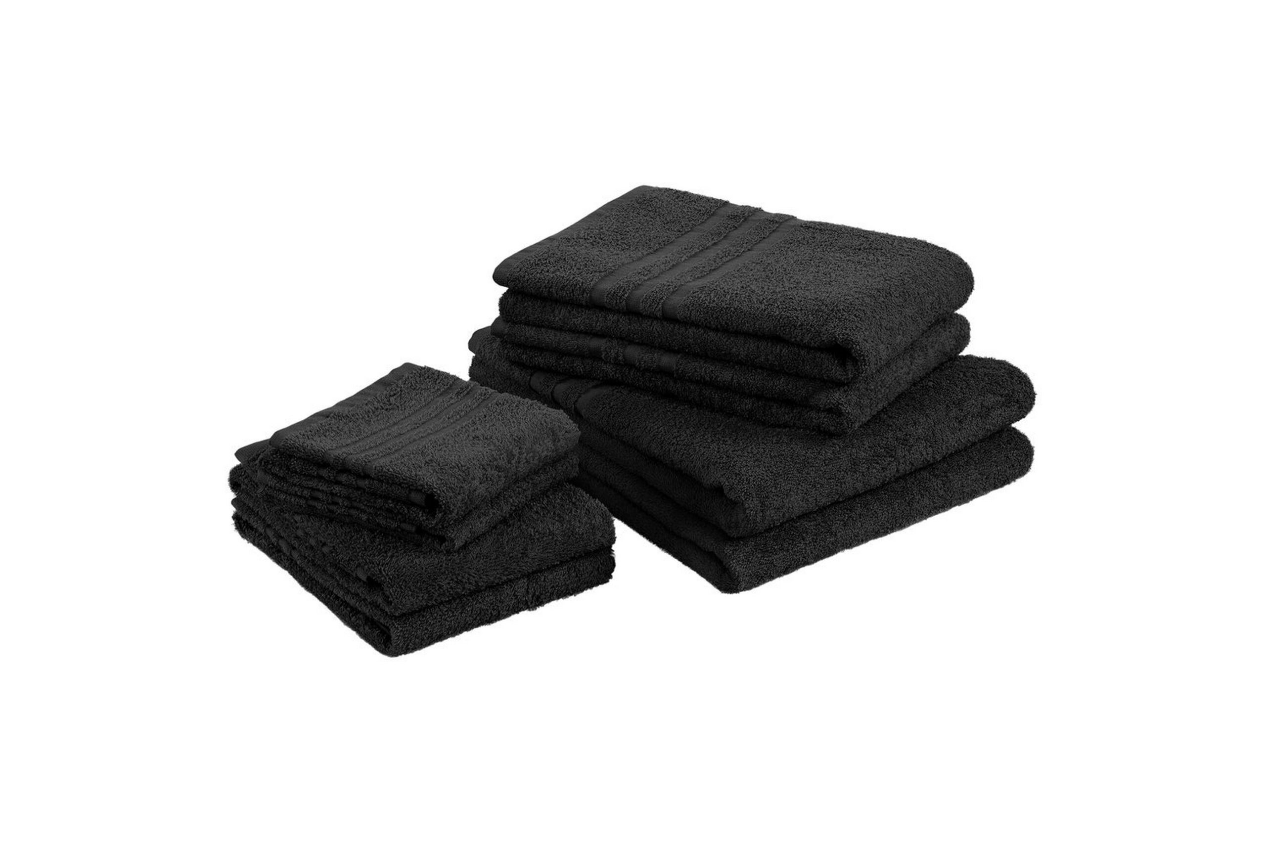 Frotee Perus 60 x 130 cm Musta - Musta