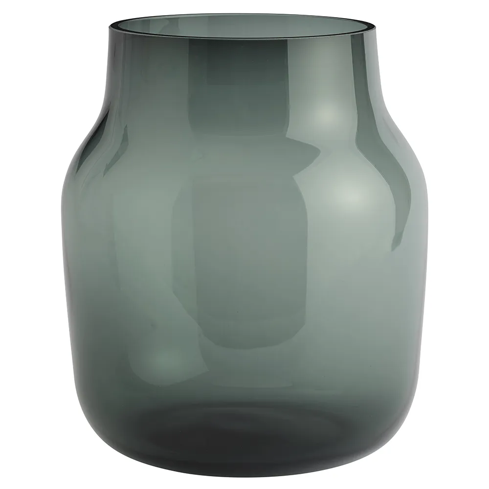Muuto, Silent Vase Ø20 cm Dark Green