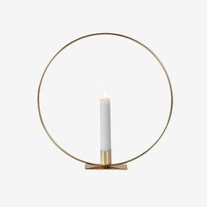 CANDLE RING pöytäkoriste, jossa LED-valo