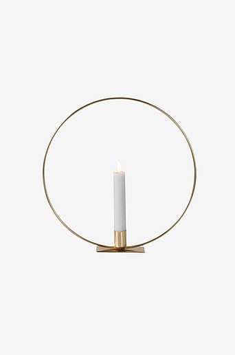 CANDLE RING pöytäkoriste, jossa LED-valo