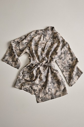 CARA lyhyt kimono pellavasta