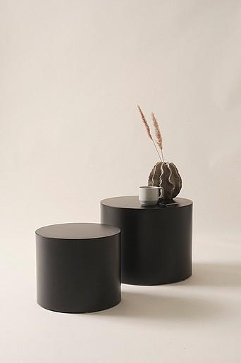 CILIN sivupöydät ø 38 cm, ø 48 cm, 2/pakk.
