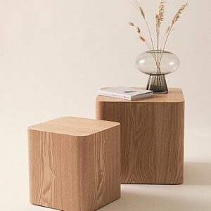 CUBO sivupöydät 30x30 cm, 40x40 cm, 2/pakk.