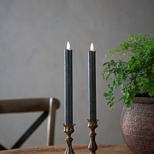 FLAMME antiikkikynttilät LED 25 cm, 2/pakk.