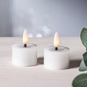 FLOW akkukäyttöinen tuikku ø 4 cm 2 kpl pakkaus